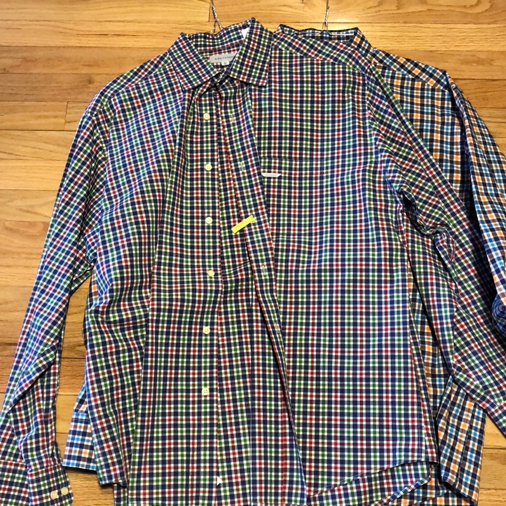 2-Alex cannon button up shirts xl